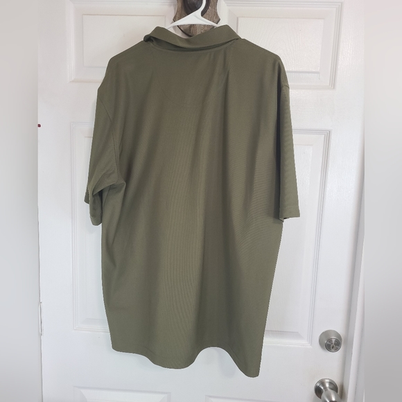 (185) Pebble Beach Performance Men's Short Sleeve Polo Shirt, Size: XL  Green - Picture 12 of 14